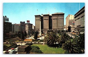 St. Francis Hotel Union Square San Francisco California Postcard