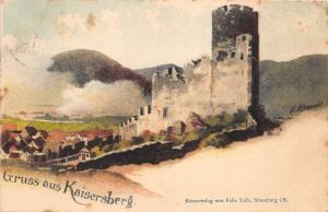 B92822 gruss aus kaysersberg  kunstverlag von felix luib strasburg i e france