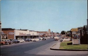 Oklahoma City Oklahoma OK Shopping Center Mall Classic Cars Vintage Postcard