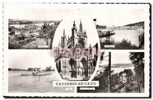 Caudebec en Caux - Souvenir - Old Postcard