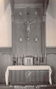 St Mary's Catholic Church - Washingtonville, New York NY Postcard