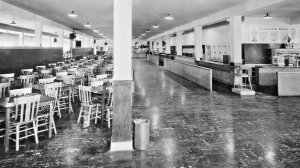 Postcard RPPC View of U.S. Navy Ship's Service Store.    T8