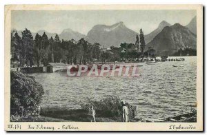 Old Postcard Lake Annecy l'Embarcadere