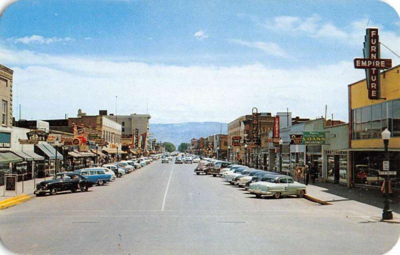 Grand Junction Colorado Main Street Scene Vintage Postcard K65250