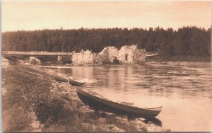 Finland Kajaani Castle Vintage Postcard 09.51