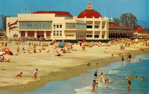 Beach & Casino SANTA CRUZ Boardwalk Cocoanut Grove c1950s Vintage Postcard