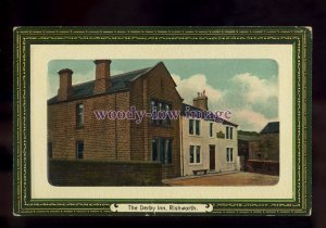 tp2266 - Yorkshire - Early Bordered View of The Derby Inn, Rishworth - postcard