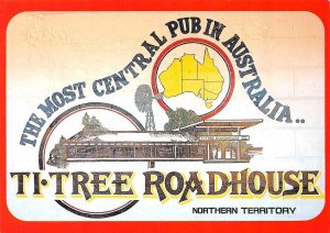 Northern Territory, Australia  TI TREE ROADHOUSE Pub~Gas  ROADSIDE  4X6 Postcard