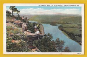 LP55  Wyalusing Rock and Susquehanna River, Wyalusing, 