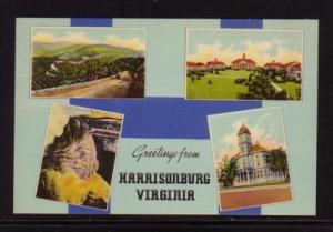 Virginia Postcard Greetings Harrisonburg