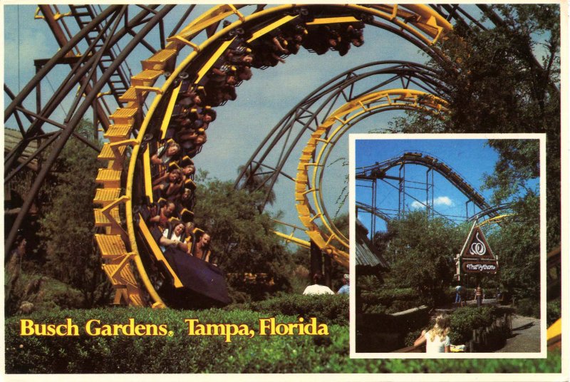 FL - Tampa. Busch Gardens. The Python Thrill Ride