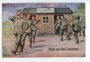 491609 HOFFMANN Gruss dem Lausoleum Propaganda WWI Soldier FLEAS LICE Germany