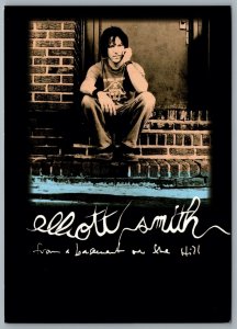 Postcard Music Promo 2004 Elliot Smith Basement on the Hill Amazon Advertisement