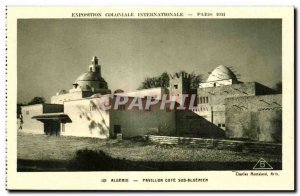 Old Postcard Paris International Colonial PAris 1931 Paris-FLAG ALGERIA ALGER...