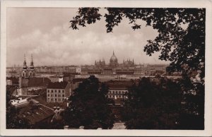 Hungary Budapest Kiraly Var Parliament Vintage RPPC C112