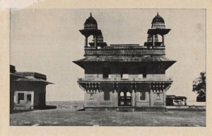 Diwan E Khas F.Sikri Great King Akbar Seat Hall Indian Real Photo Postcard