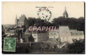 Postcard Old Gien east View
