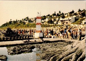 White Rock, BC Canada  SEA FESTIVAL Sand Castle Competition~Homes 4X6 Postcard