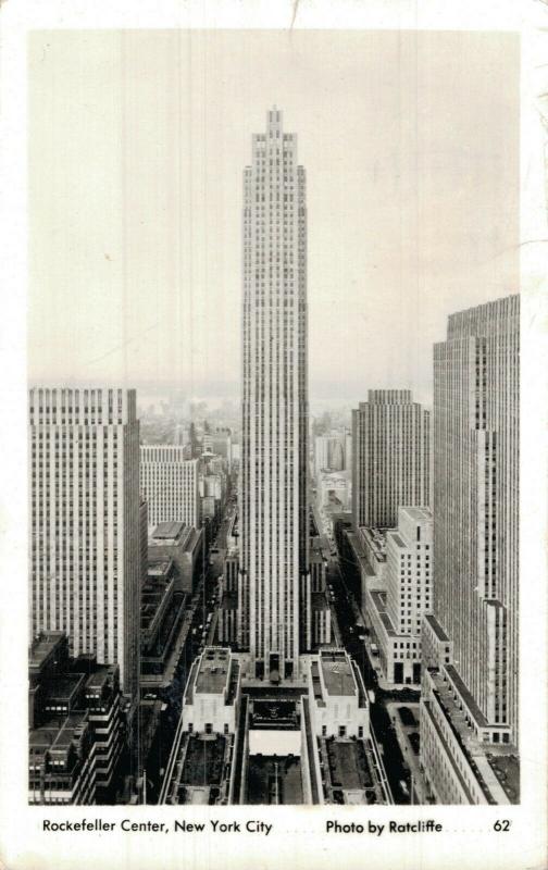 USA Rockefeller Center New York City RPPC 01.83