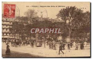 Paris Old Postcard Square des Arts et Metiers