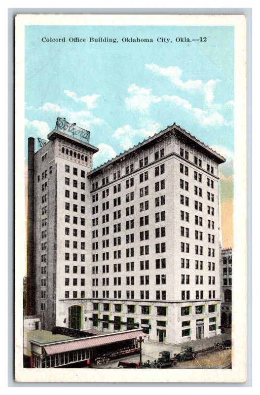 Colcord Office Building Oklahoma City OK UNP Unused WB Postcard V14