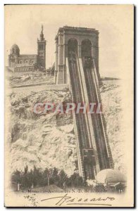 Old Postcard Marseille La Cathedrale Notre Dame de la Garde