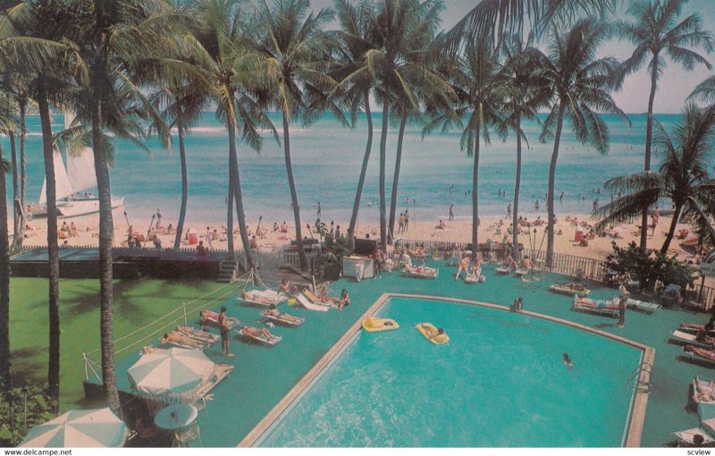 HONOLULU, Hawaii, 50-60s, Waikiki Outrigger Hotels