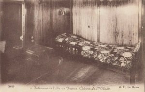 Ocean Liner Ile de France, 1900-10s; Cabine de 1st Class