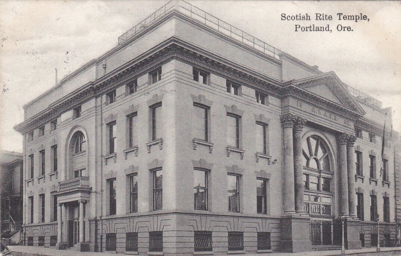 PORTLAND, Oregon, 1900-10s ; Scottish Rite Temple