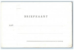Assen Drenthe Netherlands Postcard Avenue in T' Bosch c1905 Unposted Antique