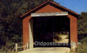 Princeton, IL USA Covered Bridge Unused 