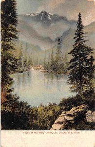Mount Holy Cross Colorado Denver & Rio Grande Railroad 1910c postcard