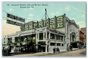 c1910 Empress Theatre 12th Mc Gee Streets Kansas City Missouri Unposted Postcard