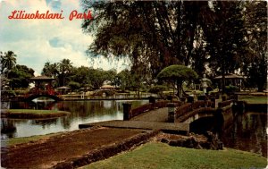 Liliuokalani Park Hilo Hawaii Japanese garden Queen Liliuokalani Kingdo Postcard