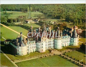 Modern Postcard The Chateau of Chambord (L and C) Color and Light of France A...