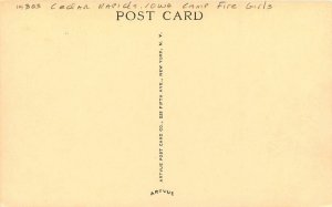 1930s Cedar Rapids Iowa Camp Fire Girls interior Artvue Postcard 25-2642