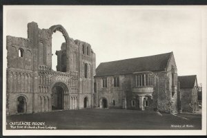 Norfolk Postcard - Castleacre Priory, West Front of Church  V1928