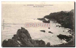 Old Postcard Quiberon L Anse Pointe Battery