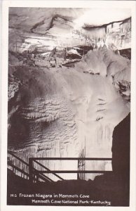 Real Photo Frozen Niagara In Mammoth Cave Mammoth Cave National Park Kentucky