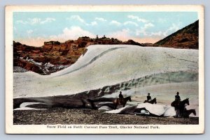 J97/ Glacier National Park Montana Postcard c1910 Swift Current Pass Trail 394