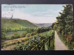 Denbighshire: Colwyn Bay, Nant-y-Glyn Valley c1906 by John Norman of Colwyn Bay