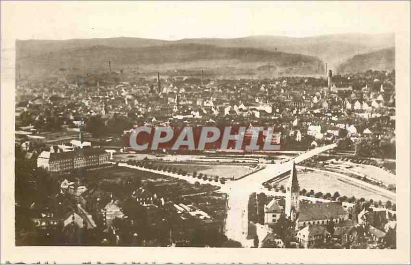 Postcard Modern Saarbrucken Totalansicht