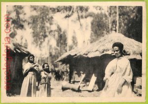 af6527 - Ethiopia - VINTAGE POSTCARD - ETHNIC Costumes - 1937-