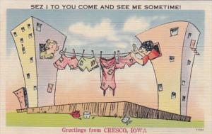 Iowa Greetings From Cresco