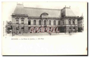 Old Postcard Rennes Justice Palace