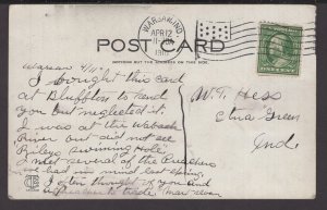 Indiana Bluffton - Methodist Church pm1910 ~ DB