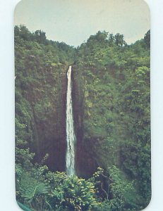 Chrome WATERFALL SCENE Akaka Falls - Near Laupahoehoe & Hilo & Honokaa HI AG3981