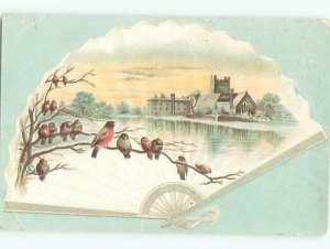 Divided-Back BIRDS SCENE Pretty Postcard AA8785