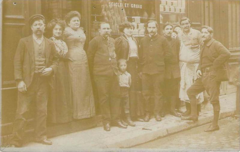 75 - Paris - Carte Photo devanture d'une Boulangerie Parisienne à situer, Pa...