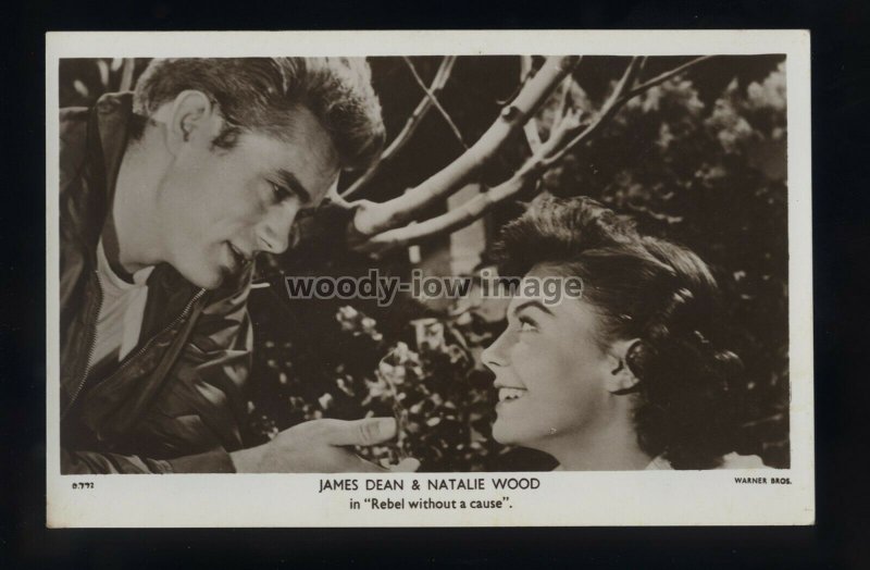 b0674 - Film Actor - James Dean & Natalie Wood - Picturegoer No.D 772 - postcard